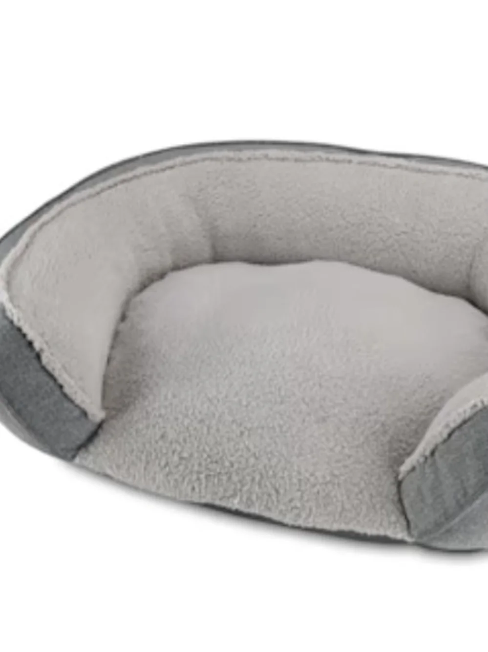 Charcoal Step-In Dog Bed – Large, Gray